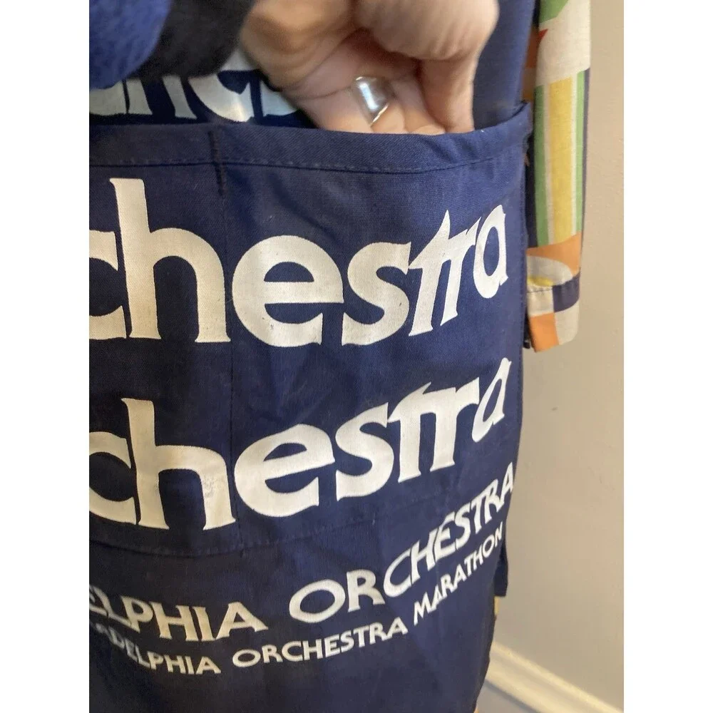 Classical Music Philadelphia Orchestra WFLN radio Chef Apron w/ 2 Pockets Cotton